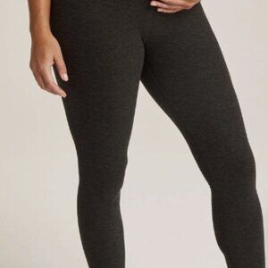 Spacedye Love the Bump Maternity Legging Pockets - Size Large - Darkest night